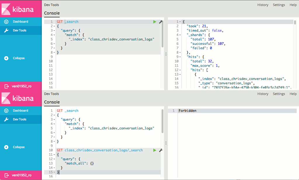 Kibana index. Kibana index
